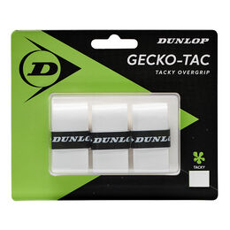 Dunlop D TAC GECKO-TAC OVERGRIP WHITE 3PCS